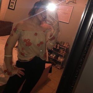 Off the shoulder blouse